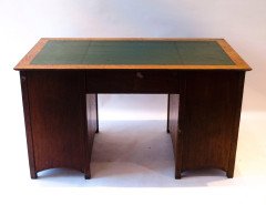 Glasgow School Oak Desk by E. A. Taylor - Thumbnail 1