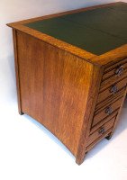 Glasgow School Oak Desk by E. A. Taylor - Thumbnail 3