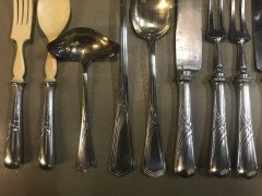 W Mf Rare Art Nouveau Silver Plated Cutlery Set for 24 Persons - Thumbnail 16