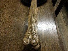 Arthur Simpson of Kendal, Set of Arts & Crafts Oak Bellows with Celtic Carving - Thumbnail 2
