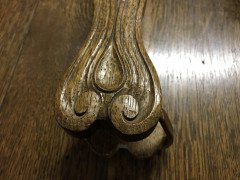 Arthur Simpson of Kendal, Set of Arts & Crafts Oak Bellows with Celtic Carving - Thumbnail 3