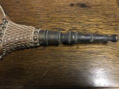 Arthur Simpson of Kendal, Set of Arts & Crafts Oak Bellows with Celtic Carving - Thumbnail 6