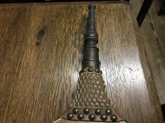 Arthur Simpson of Kendal, Set of Arts & Crafts Oak Bellows with Celtic Carving - Thumbnail 8
