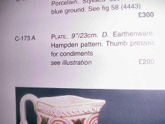 Christopher Dresser Old Hall Hamden Pattern Cake Set with Six Matching Plates - Thumbnail 9