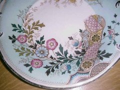 Christopher Dresser Old Hall Hamden Pattern Cake Set with Six Matching Plates - Thumbnail 4