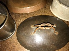 Guild of Handicraft Attributed Arts & Crafts, Copper Butter Dish and Lid - Thumbnail 2