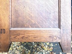 Arts & Crafts Cotswold School Oak Chests of Drawers with Handmade Handles - Thumbnail 1