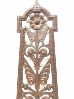 Dr. C. Dresser, attributed. 18 Cast Iron Floral Staircase Balustrades - Thumbnail 7
