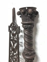 Dr C Dresser Attributed, 18 Cast Iron Floral Staircase Balustrades - Thumbnail 9