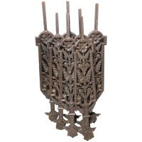 Dr. C. Dresser, attributed. 18 Cast Iron Floral Staircase Balustrades