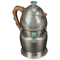 Arts and Crafts Pewter Jug by William Hutton and Sons - Thumbnail 1