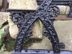 A. W. N. Pugin, a Pair of Early Gothic Revival Cast Iron Garden Bench Ends - Thumbnail 4