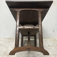 Peter Walls, style of. Walnut Cotswold School Arts & Crafts Handmade Side Table - Thumbnail 4