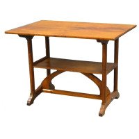 Peter Walls, style of. Walnut Cotswold School Arts & Crafts Handmade Side Table - Thumbnail 5
