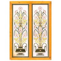 Two Sets of Arts & Crafts Floral Tiles Designed by Dr C. Dresser - Thumbnail 1