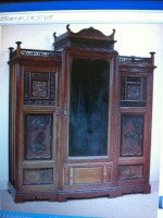 Gillows & Co, Thomas Jeckyll Attr an Anglo- Japanese Marquetry Corner Cupboard - Thumbnail 1