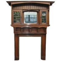 Impressive Arts and Crafts Oak Fire Surround by Liberty and Co - Thumbnail 9