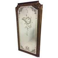 A Gilt Mirror from the Royal Albert Hall London Engraved with a French Horn - Thumbnail 1
