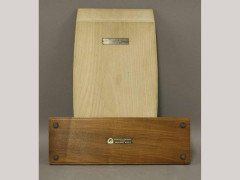 Gordon Russell, a Cheese Board Made of Ash and a Walnut Desk Pen Tidy - Thumbnail 1