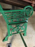 A Cast Iron 'OWL' Garden Bench in the Style of Dr C Dresser by Falkirk Ironworks - Thumbnail 14