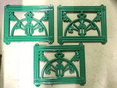 A Cast Iron 'OWL' Garden Bench in the Style of Dr C Dresser by Falkirk Ironworks - Thumbnail 16