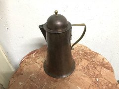 Arthur Dixon, Birmingham Guild of Handicrafts, Arts & Crafts Copper & Brass Jug - Thumbnail 3