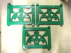 A Cast Iron 'OWL' Garden Bench in the Style of Dr C Dresser by Falkirk Ironworks - Thumbnail 18