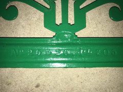 A Cast Iron 'OWL' Garden Bench in the Style of Dr C Dresser by Falkirk Ironworks - Thumbnail 19