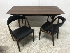 Kai Kristiansen, Set of Six Teak, Model 31 Dining Chairs & Matching Dining Table - Thumbnail 6
