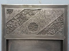 Pair of Anglo- Japanese Cast Iron Fire Inserts by T Jeckyll - Thumbnail 3