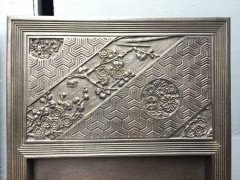 Pair of Anglo- Japanese Cast Iron Fire Inserts by T Jeckyll - Thumbnail 2