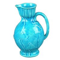 An Anglo-Japanese Majolica Jug by Minton - Thumbnail 1