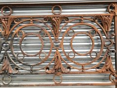 Arts & Crafts Style Victorian Decorative Cast Iron Railing or Balcony Banister - Thumbnail 3