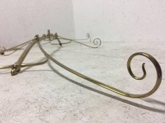 WAS Benson A Rare Arts & Crafts Brass Dining, Billiard or Snooker chandelier - Thumbnail 7