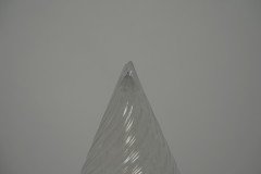 Arts and Crafts, c.1900 Teardrop Swirl Vaseline Glass Shade - Thumbnail 4