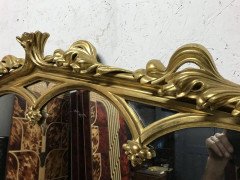 Thomas Fentham 136 the Strand a Late Georgian Gothic Revival Gilt Wall Mirror - Thumbnail 8