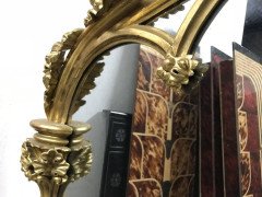 Thomas Fentham 136 the Strand a Late Georgian Gothic Revival Gilt Wall Mirror - Thumbnail 5