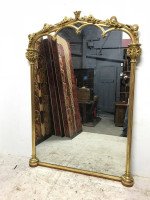 Thomas Fentham 136 the Strand a Late Georgian Gothic Revival Gilt Wall Mirror - Thumbnail 2