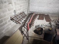Arts & Crafts Cast & Wrought Iron Double Staircase by Eisenwerk Joly Wittenberg - Thumbnail 9