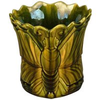 Butterfly Moulded Cache Pot by Dr. C Dresser - Thumbnail 1