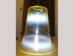 A Rare Set of Eight Arts and Crafts Vaseline/Uranium Glass Shades - Thumbnail 4