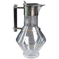 Dr. C Dresser, made by James Dixon & Sons. A Britannia Plated Glass Decanter. - Thumbnail 1
