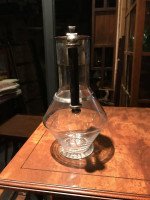 Dr. C Dresser, made by James Dixon & Sons. A Britannia Plated Glass Decanter. - Thumbnail 3