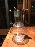 Dr. C Dresser, made by James Dixon & Sons. A Britannia Plated Glass Decanter. - Thumbnail 4