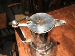 Dr. C Dresser, made by James Dixon & Sons. A Britannia Plated Glass Decanter. - Thumbnail 5