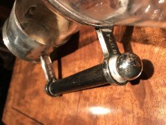 Dr. C Dresser, made by James Dixon & Sons. A Britannia Plated Glass Decanter. - Thumbnail 7