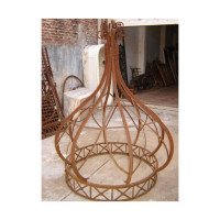 Mid- Victorian Moorish Wrought & Cast Iron Pergola or Decorative Garden Structure - Thumbnail 14