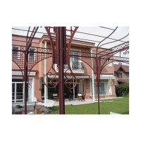 Mid- Victorian Moorish Wrought & Cast Iron Pergola or Decorative Garden Structure - Thumbnail 5