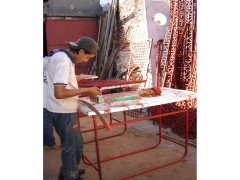 Mid- Victorian Moorish Wrought & Cast Iron Pergola or Decorative Garden Structure - Thumbnail 12