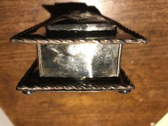 M D Spooner, A Silver plated Hand Enamelled Jewellery Box with Cupid & a Fairy - Thumbnail 11